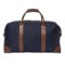 Travel bag Button Navy & Brown