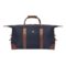 Travel bag Button Navy & Brown