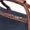 Travel bag Button Navy & Brown