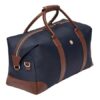 Travel bag Button Navy & Brown