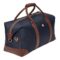 Travel bag Button Navy & Brown