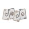 HAZ321A-3 BOSS Playing cards 2 decks Iconic Black