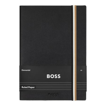 Notebook A5 Iconic Black Lined