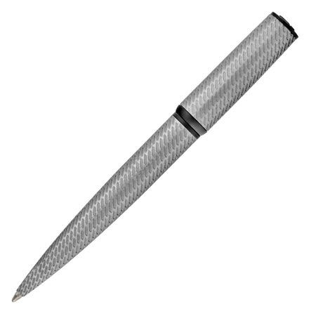 HST6654B-3 HUGO BOSS Ballpoint pen Arche Pattern Silver