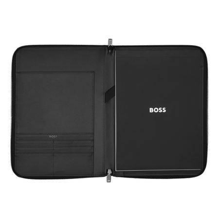 Conference folder zip A4 Iconic Black