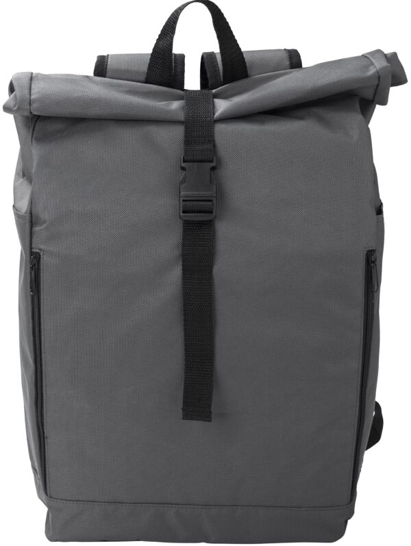 rPET polyester (600D) rolltop backpack Evie