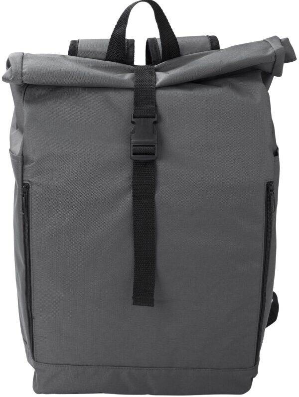 impr_1048147 rPET polyester (600D) rolltop backpack Evie