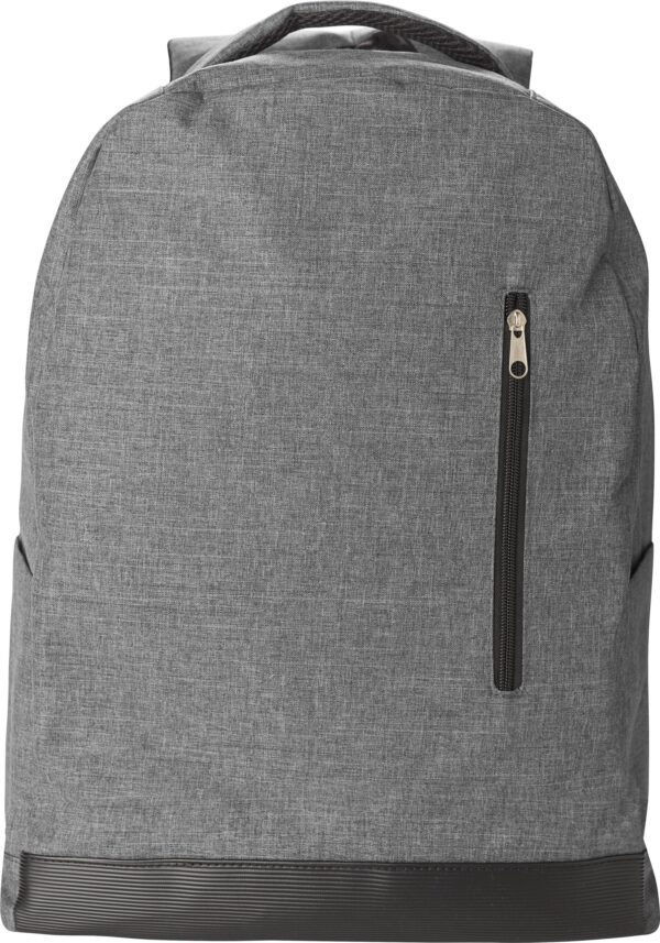 impr_1048363 Polyester rPET (600D) backpack Celeste