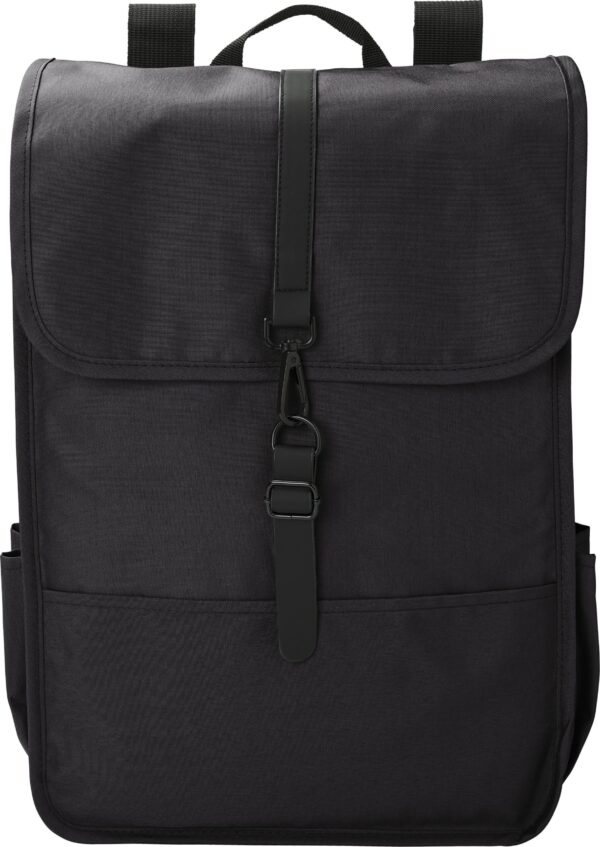 impr_1048490 rPET Polyester (300D) flap backpack Lyric