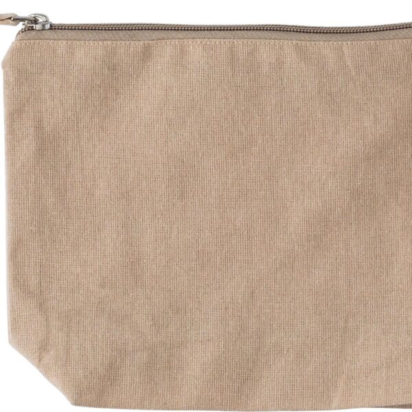 Recycled cotton cosmetic bag (180 gsm) Cressida