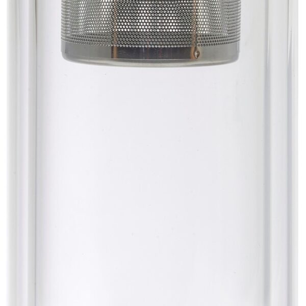 Bamboo and glass double walled bottle Vicente