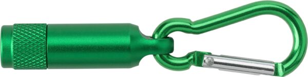 Aluminium mini torch with carabiner Tracy