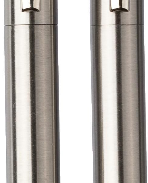 Recycled stainless steel writing set Fritz