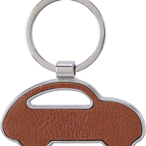 Recycled leather keychain Joan