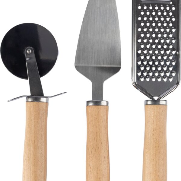 Metal and wooden kitchen tool set Sylvan