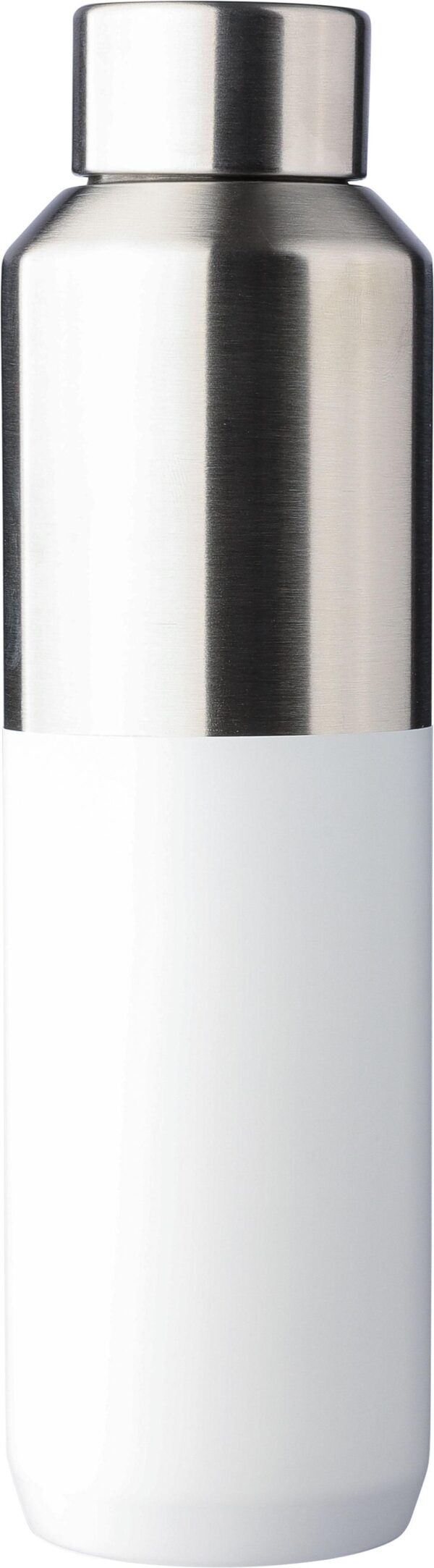 Recycled stainless steel double-walled drinking bottle (600 ml) Esen