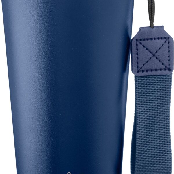 Recycled stainless steel double-walled drinking mug 500 ml Kayla