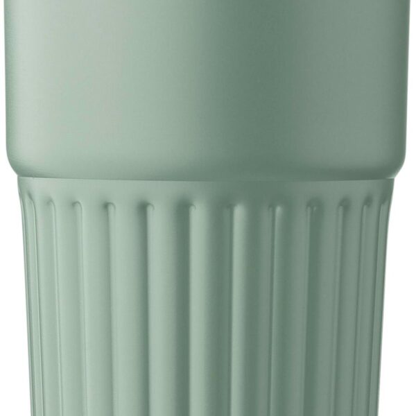 Recycled stainless steel double-walled drinking mug (500 ml) Kael