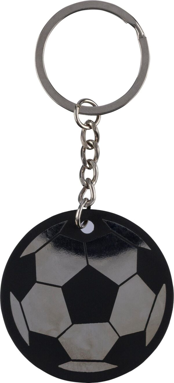 impr_1427146 Recycled stainless steel soccer ball keychain Ciro