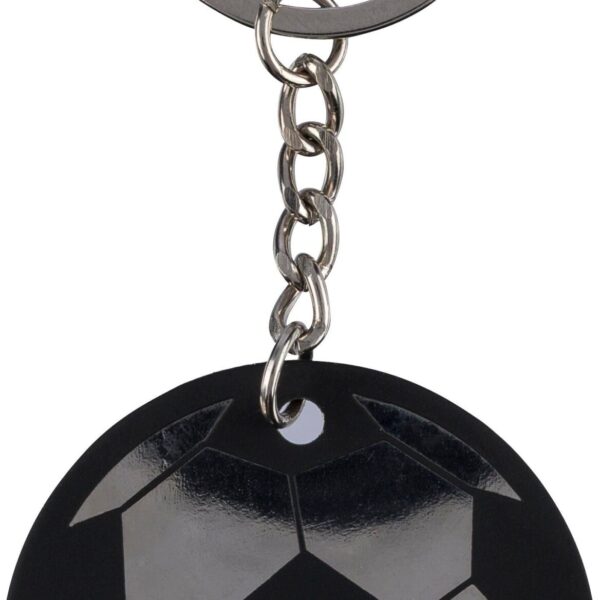 Recycled stainless steel soccer ball keychain Ciro