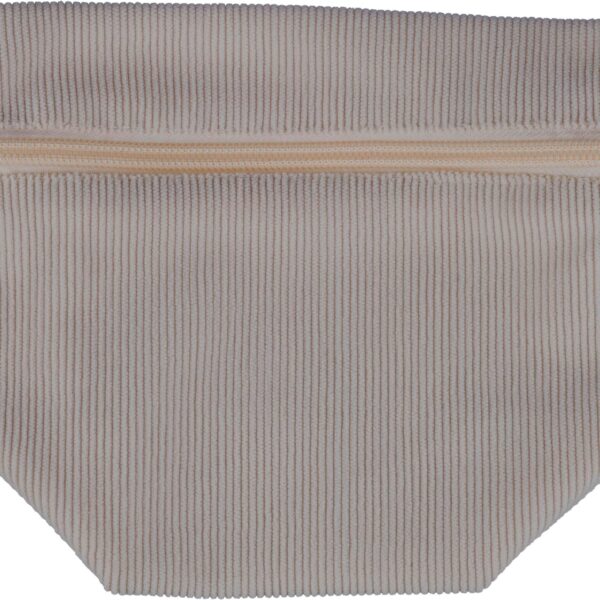 Corduroy zippered cosmetic pouch Tia