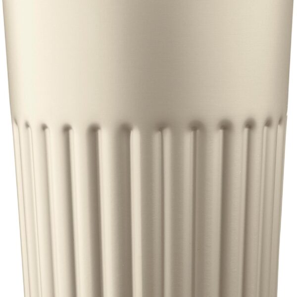 Recycled stainless steel travel mug (400 ml) Chiara