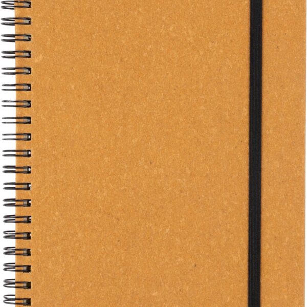 Recycled leather notebook A5 Egon