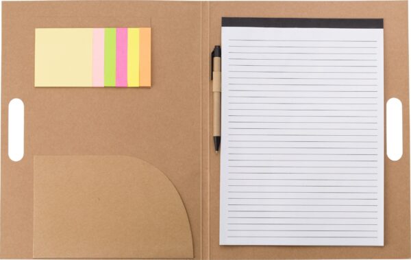 Cardboard memo folder Charlie