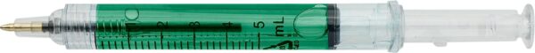 Recycled ABS syringe shaped ballpen Dr. David