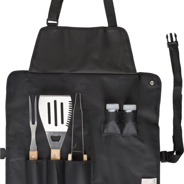 Stainless steel barbecue set Hugo