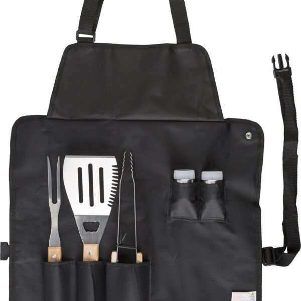 Stainless steel barbecue set Hugo