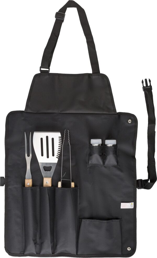 Stainless steel barbecue set Hugo