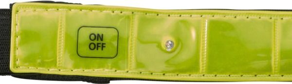 Nylon (500D) and PVC reflective strap with lights Anni