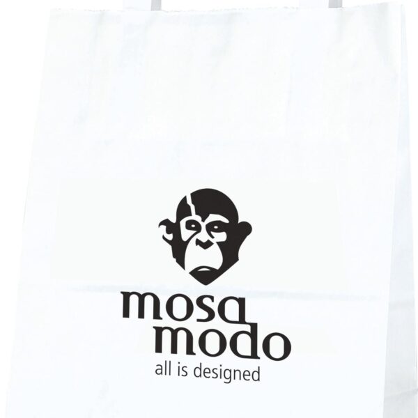 Paper shopping bag Flat handle 25 x 17 x 33 cm