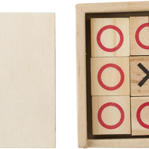 Wooden Tic Tac Toe game Alessio