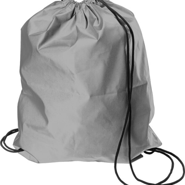Synthetic fibre (190D) reflective drawstring backpack Melila
