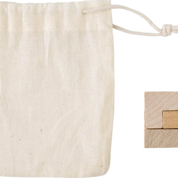 Wooden cube puzzle Amber