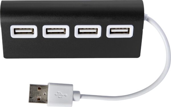 impr_944533 Aluminium USB hub Leo