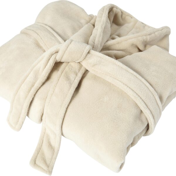 Fleece (210 gr/m²) bathrobe Derek