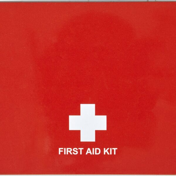 Metal tin first aid kit Hassim