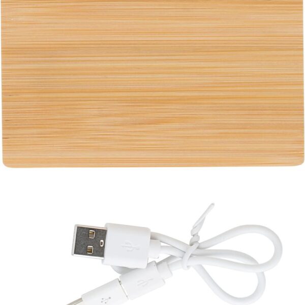 Bamboo power bank Ruby