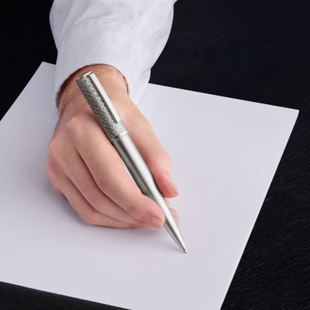 HSI5964B-3 Ballpoint pen Arche Monogram Chrome