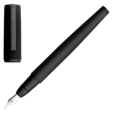 HUGO BOSS Fountain pen Arche Iconic Black