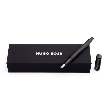 HUGO BOSS Fountain pen Arche Iconic Black