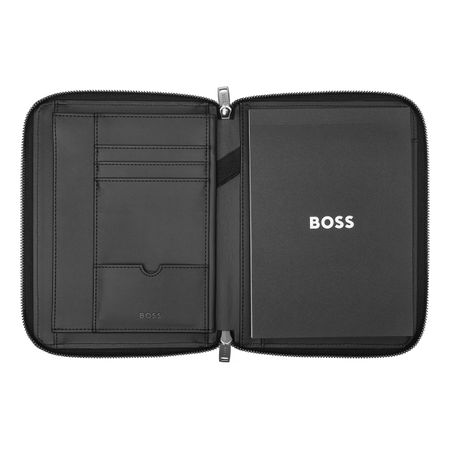 Conference folder A5 Monogram Zipped Black