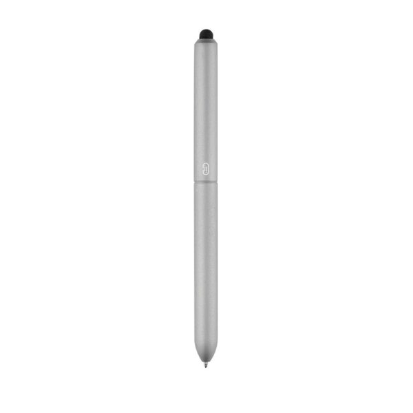 11152. Ball pen with touch tip in aluminium