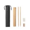 11195_160 POCKETY. Writing set supplied in a non-woven pouch