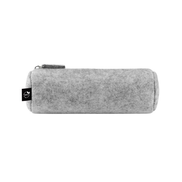 NOMAD. Multi-purpose case in recycled felt (100% rPET) with ruler, pencils, rubber and sharpener