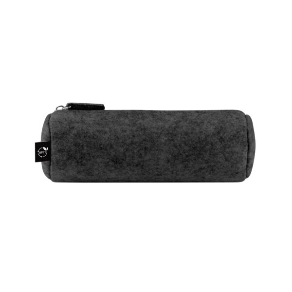 NOMAD. Multi-purpose case in recycled felt (100% rPET) with ruler, pencils, rubber and sharpener