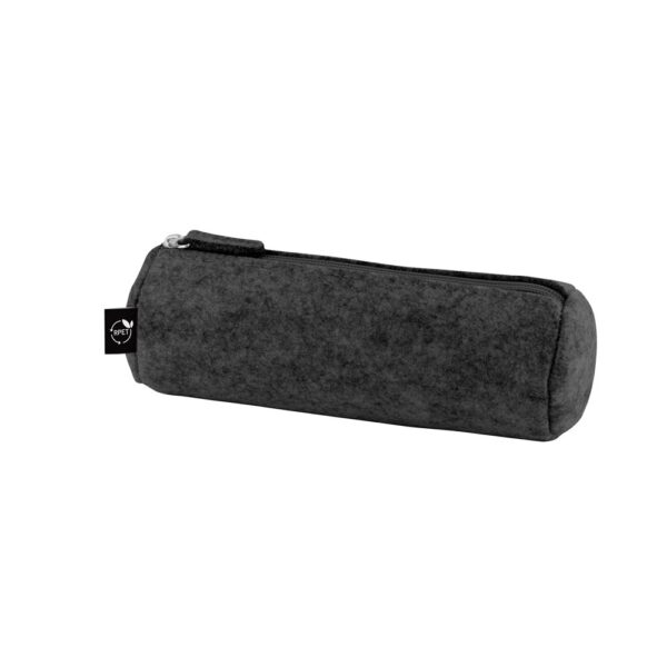 NOMAD. Multi-purpose case in recycled felt (100% rPET) with ruler, pencils, rubber and sharpener